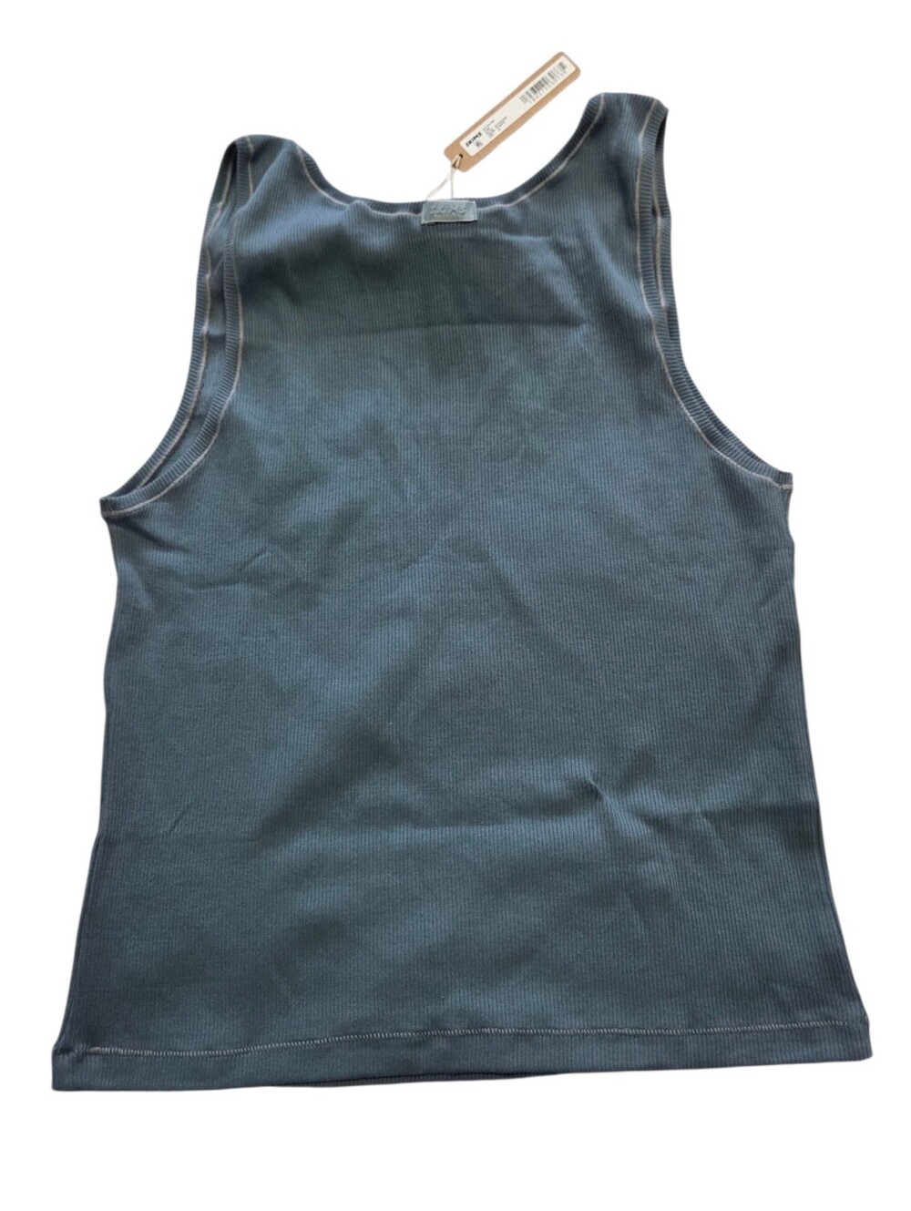 Skims Cotton Rib stretch Cotton tank top Shirt Kyanite 3X NWT - Picture 3 of 4